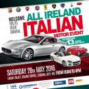 A date for your diary – Italian Motor Event back in Lisburn on 28 May.